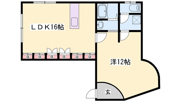 日栄ビルの物件間取画像